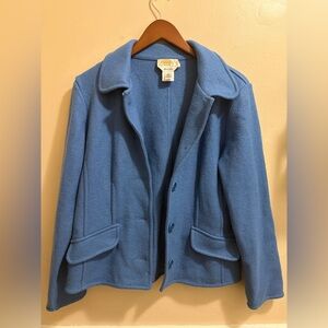 Talbots Classic Blue Pea Coat
